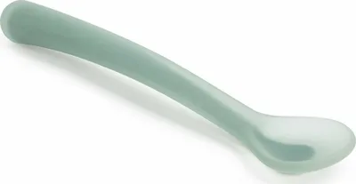 Lingurita din silicon pentru bebelusi, +4 luni, verde, Suavinex
