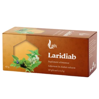 Ceai Laridiab, Larix | 40 plicuri