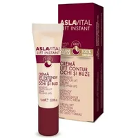 Crema Lift Instant contur ochi si buze AslaVital, Farmec | 15 ml
