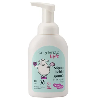 Sapun lichid spuma Berry Party, Gerovital Kids , Farmec | 300 ml