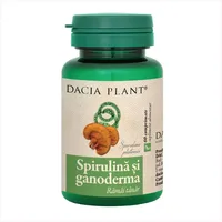 Spirulina si ganoderma, 60 comprimate, Dacia Plant