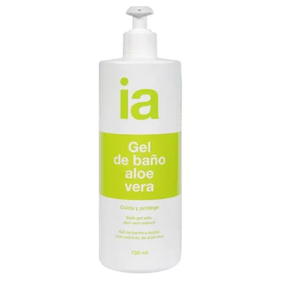 Gel de dus aloe vera cu dispenser, Interapothek | 750 ml