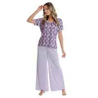 Tinuta dama AV2543 lila/mov geometric, Andana | marimea S