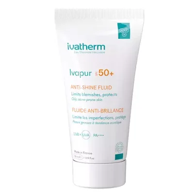 Fluid antistralucire SPF 50+ IVAPUR, Ivatherm | 50 ml