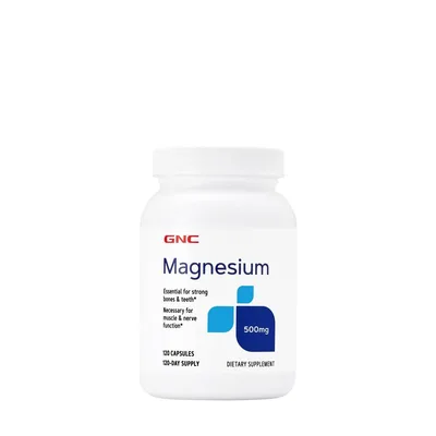 GNC Magnesium 500 Mg, Magneziu | 120 Cps
