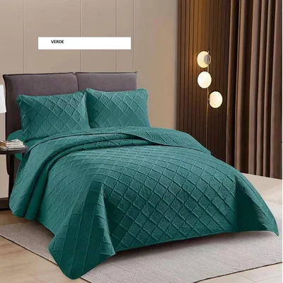 Set cuvertura cu fata de perna UNI 1 persoana verde 160x230 cm, Ralex | 1 buc