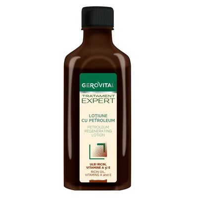 Lotiune cu petroleum Tratament Expert, Gerovital, Farmec | 100 ml