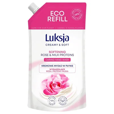 Rezerva sapun lichid CREAMY & SOFT XXL Softening, Luksja | 900 ml