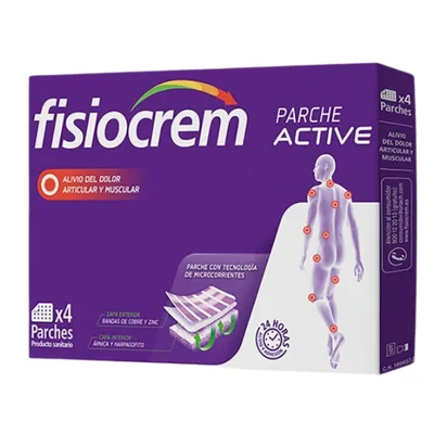 Plasturi Fisiocrem Active Patch, 4 bucati, Uriach