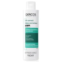 Sampon tratament sebocorector pentru scalp cu exces de sebum Dercos, Vichy | 200 ml
