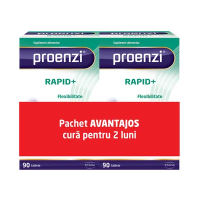 Pachet Proenzi Artrostop Rapid+, 1+1 CADOU, Walmark  | 90 + 90 tablete