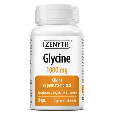 Glycine, 1000 mg, Zenyth | 60 capsule