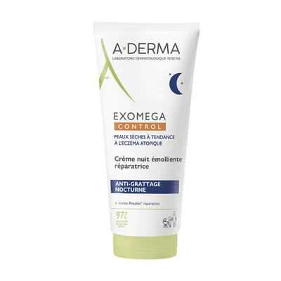 Crema de noapte reparatoare Exomega Control, 200ml, A-Derma
