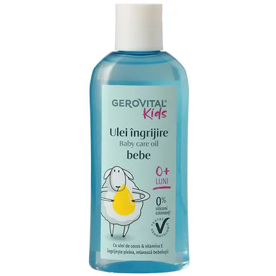 Ulei ingrijire bebe Gerovital Kids, Farmec | 150 ml