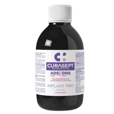 Apa de gura cu clorhexidina 0.20% Implant Curasept, Curaprox | 200 ml