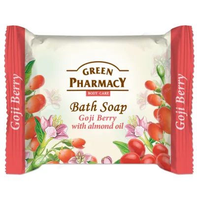 Sapun solid Goji si Ulei de Migdale, Green Pharmacy | 100 g
