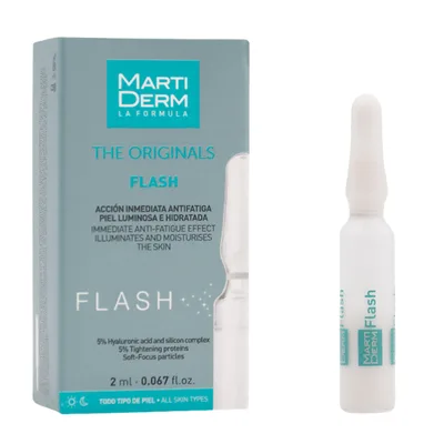 Fiola revitalizanta cu acid hialuronic Flash, The  Originals, Martiderm | 1 fiola