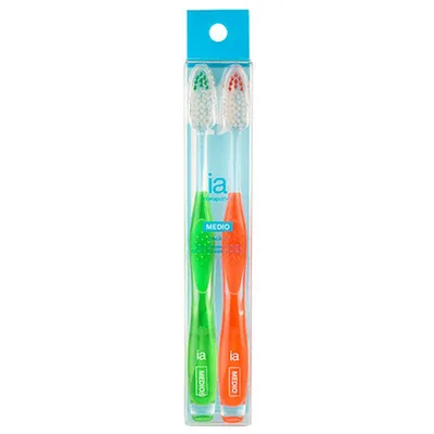 Periuta de dinti Medium cu peri medii, Interapothek | 1 buc