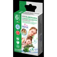 Plasturi pentru eliberarea congestiei nazale X 6 buc, Minut