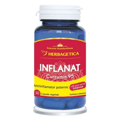 Inflanat Curcumin95, 60 capsule, Herbagetica