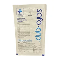 Manusi chirurgicale sterile latex pudrate, dimensiune 7,5 , Roval Med | 50 buc