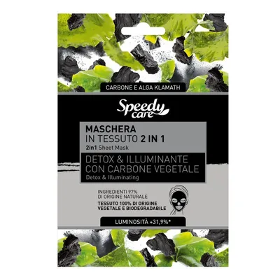 Masca servetel 2 in 1 detoxifianta si iluminatoare Speedy Care, O-PAC | 1 buc
