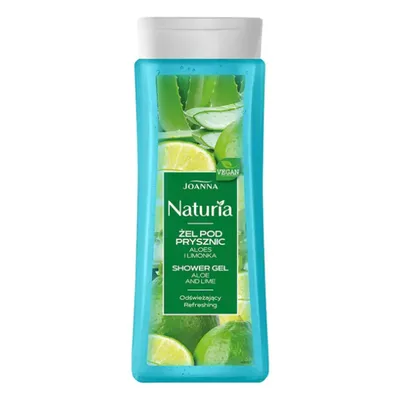Gel de dus Aloe Vera si Lime Naturia, Joanna | 300 ml
