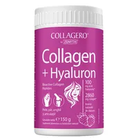Collagen + Hyaluron cu aroma de capsuni, 150g, Zenyth