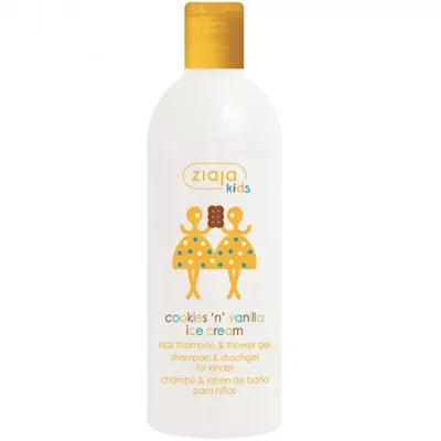 Sampon si gel de dus cu aroma de prajituri si inghetata de vanilie pentru copii, Ziaja | 400 ml