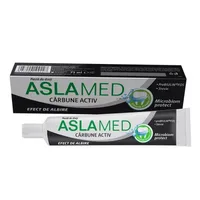 Pasta de dinti cu carbune activ Aslamed, 75ml, Farmec