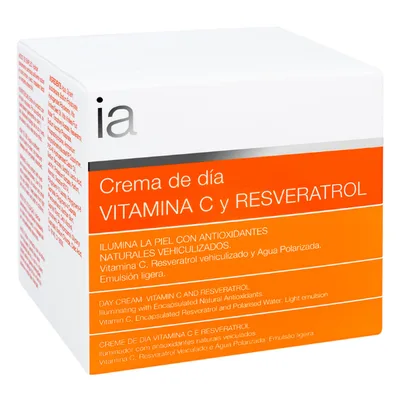 Crema antiage de zi cu Vitamina C si resveratrol, Interapothek | 50 ml