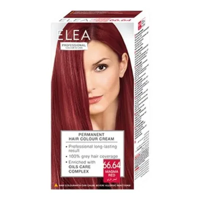 Vopsea de par 66.64 - Rosu-Magma, Elea Professional | 123 ml