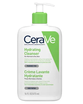 Gel de spalare hidratant pentru ten normal-uscat, CeraVe | 236 ml
