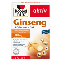 Ginseng + Vitamina B + Zinc, Doppelherz | 30 capsule