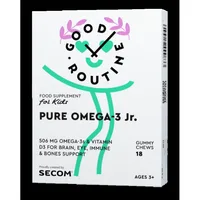 Good Routine Pure Omega-3 Junior, 18 jeleuri, Secom