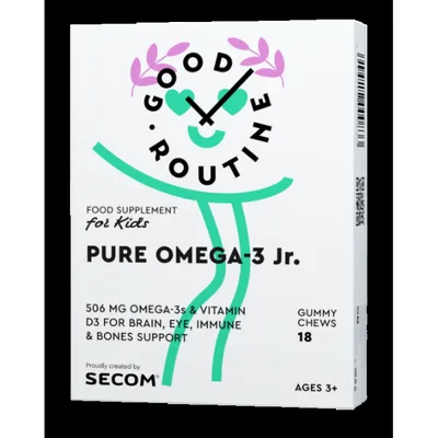 Good Routine Pure Omega-3 Junior, 18 jeleuri, Secom