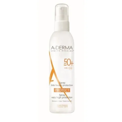 Spray pentru piele sensibila cu SPF 50+ A-Derma Protect, A-Derma | 200 ml