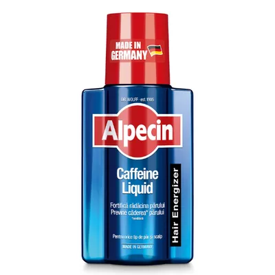 Lotiune energizanta pentru par Caffeine Liquid, 200ml Alpecin