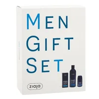Set pentru barbati: gel de dus 300 ml + crema hidratanta de fata 50 ml + deodorant roll-on 60 ml, Ziaja