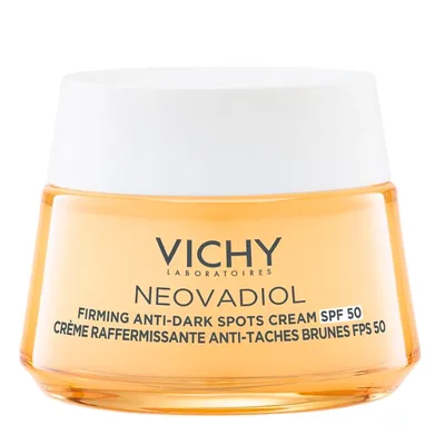 Crema de zi cu efect de fermitate si anti-pete pigmentare brune SPF 50 Neovadiol Post-Menopause, Vichy  | 50 ml