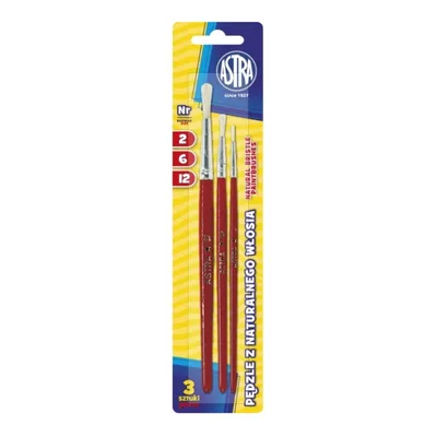Set pensule X 3, Astra | 3 buc