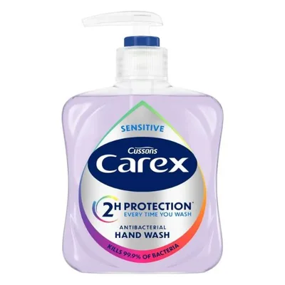 Sapun lichid antibacterian CAREX Sensitive, Luksja | 250 ml