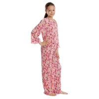 Tinuta fete AP2532 roz/floral multicolor, Andana | marimea 34 (7/8 ani)