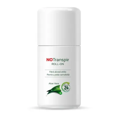 Deodorant roll-on cu aloe vera NOTranspir, Aesculap | 50 ml
