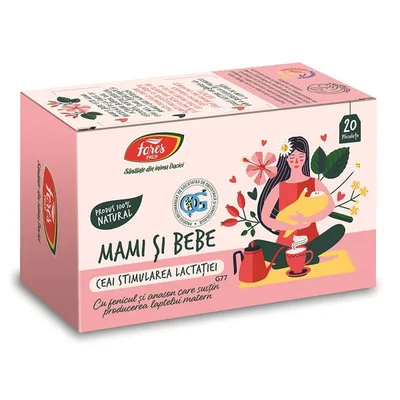 Mami si bebe Stimularea lactatiei, G77, ceai la plic, Fares | 20 plicuri