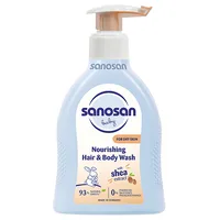Gel nutritiv de curatare pentru par si corp, Sanosan | 200 ml