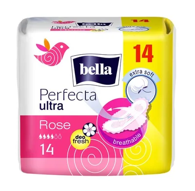 BELLA PERFECTA ROSE ABSORBANTE 14BUC