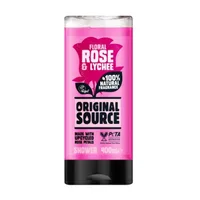 Gel dus ORIGINAL SOURCE trandafiri si litchi, Luksja | 400 ml
