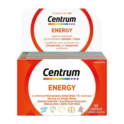 Centrum Energy de la A la Zinc, Haleon | 30 comprimate