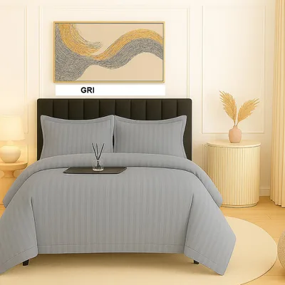 Lenjerie de pat DAMASC gri 230x260 cm, Ralex | 1 buc